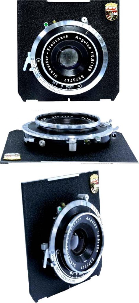 120/6.8 Angulon  (シュナイダー) コンパー1番シャッター付きの画像