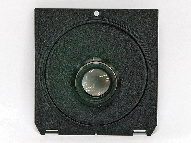 150/6.8 Gold rim DAGOR (GOERZ) 　シンクロコンパーシャッター付き (真円絞り) リンホフテヒニカ4×5inレンズボード付  前玉を外して後玉のみの場合300mmとして使用の画像