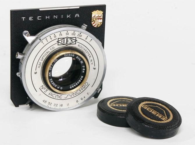 210/6.8 Gold Rim Dagor (ゴールドリム、ダゴール) C.P. GOERZ 　コーティング有り#3 Acmeシャッターの画像