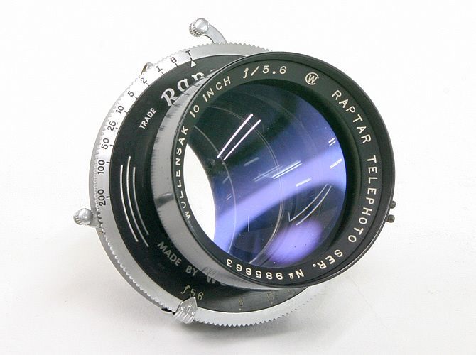 250/5.6 RAPTAR TELEPHOTO WOLLENSAK  RAPAXシャッター付きの画像