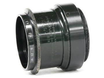 228/4.5 SPENCER-PORT-LAND バーレルレンズ 真円絞り コパル3番シャッター用リング付の画像