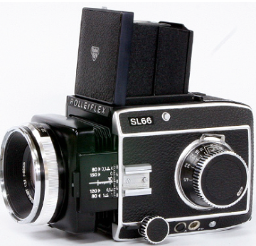Rollei SL 66  80/2.8 Planar Rollei-HFT 120&220兼用フィルムマガジン ウエストレベルファインダー付 フォーカシングスクリーン 等々フルセットの画像
