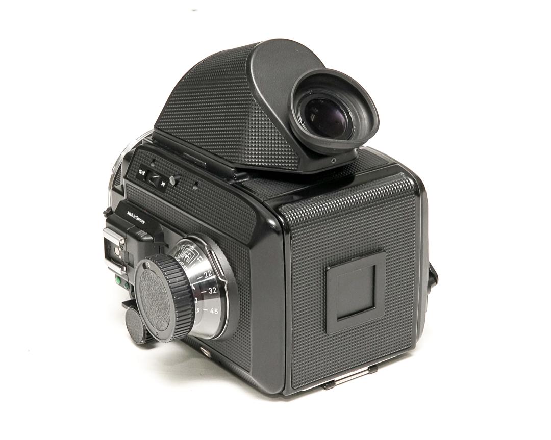 ペンタプリズムファインダー45° Rollei SL66用  左右正像になります、 360度回転します。Rollei純正 革ケース付の画像