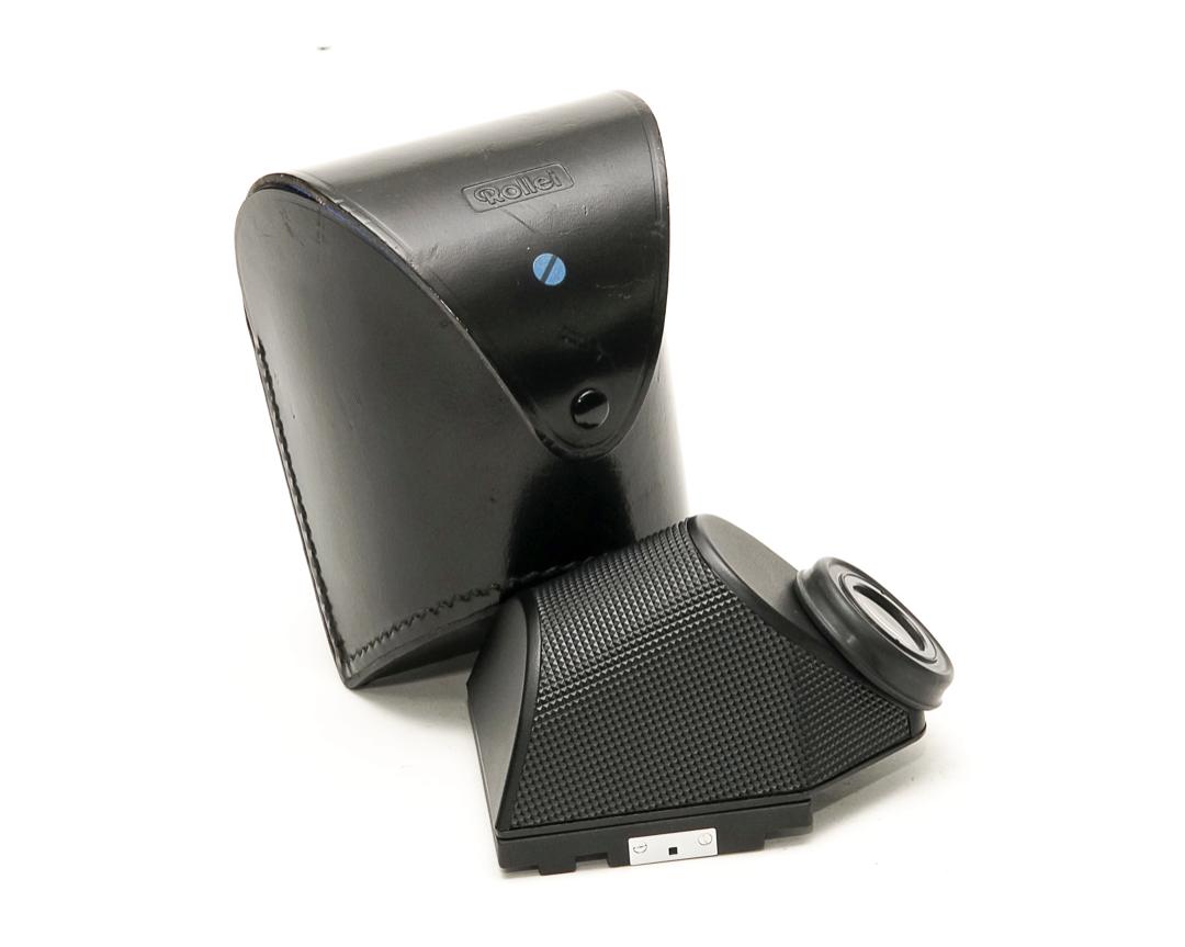 ペンタプリズムファインダー45° Rollei SL66用  左右正像になります、 360度回転します。Rollei純正 革ケース付の画像