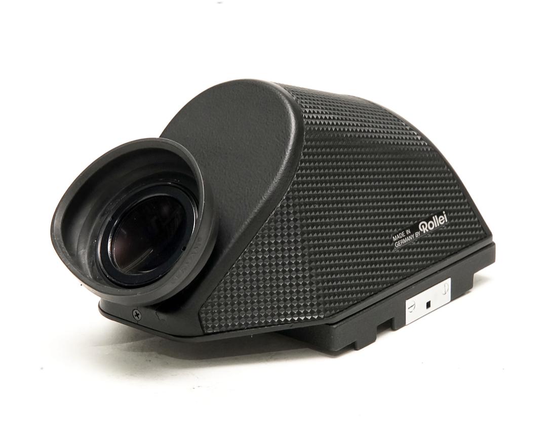 ペンタプリズムファインダー45° Rollei SL66用  左右正像になります、 360度回転します。Rollei純正 革ケース付の画像