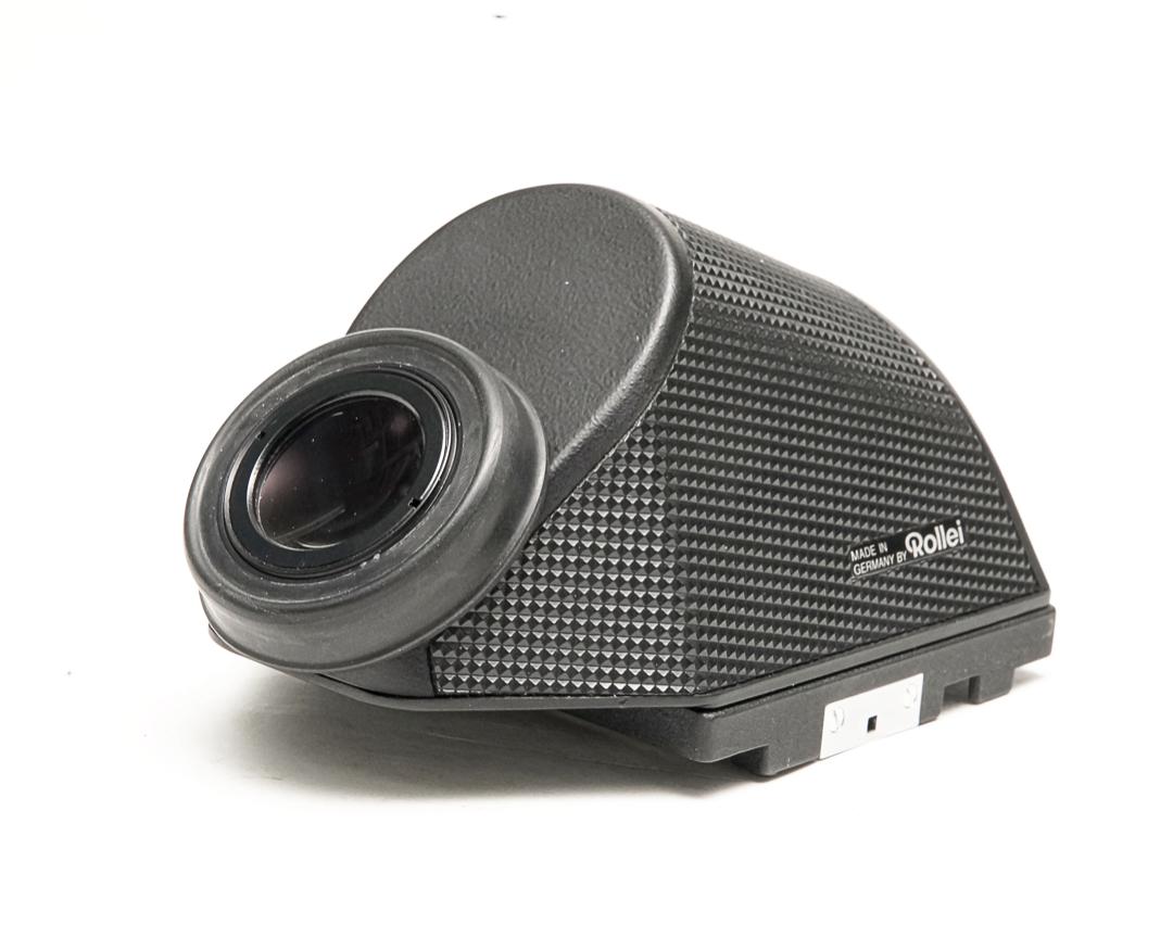 ペンタプリズムファインダー45° Rollei SL66用  左右正像になります、 360度回転します。Rollei純正 革ケース付の画像