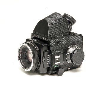 ペンタプリズムファインダー45° Rollei SL66用  左右正像になります、 360度回転します。Rollei純正 革ケース付の画像