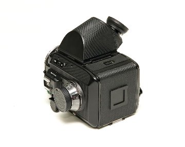 ペンタプリズムファインダー45° Rollei SL66用  左右正像になります、 360度回転します。Rollei純正 革ケース付の画像