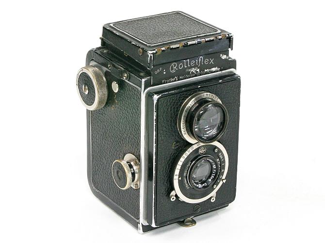 Rolleiflex original 6×6 　75mm F4.5 Tessar (Carl Zeiss Jena) 　ビューfinderは F3.1  Compur シャッターの画像