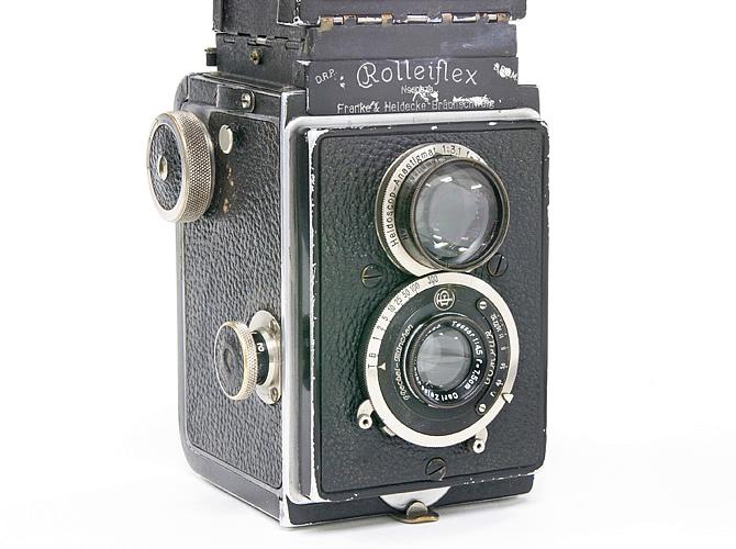 Rolleiflex original 6×6 　75mm F4.5 Tessar (Carl Zeiss Jena) 　ビューfinderは F3.1  Compur シャッターの画像