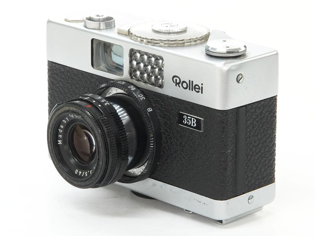Rollei B35 (白) Singapore 製 40/3.5 Triotar (沈銅式) 239gの画像