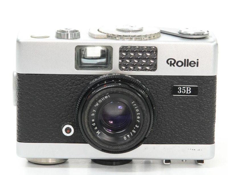 Rollei B35 (白) Singapore 製 40/3.5 Triotar (沈銅式) 239gの画像