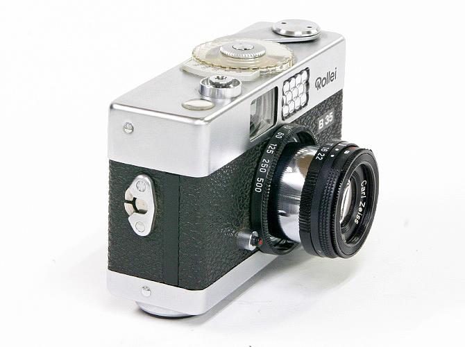 Rollei B35 (白) Germany 製,Rare 40/3.5 Triotar (沈銅式) 263gの画像