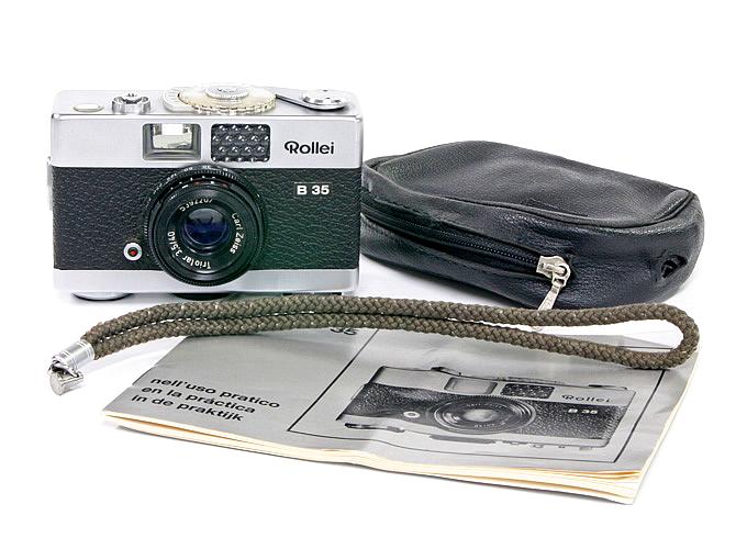 Rollei B35 (白) Germany 製,Rare 40/3.5 Triotar (沈銅式) 263gの画像