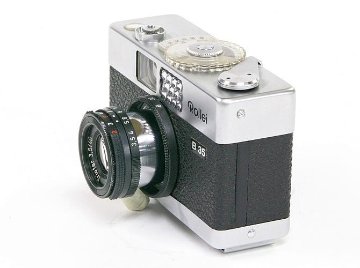 Rollei B35 (白) Germany 製,Rare 40/3.5 Triotar (沈銅式) 263gの画像