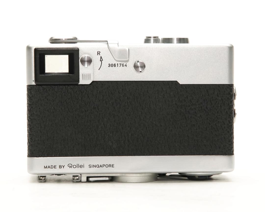 Rollei 35 (白) Singapore 製 40/3.5 テッサー(沈銅式) 352gの画像