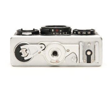 Rollei 35 (白) Singapore 製 40/3.5 テッサー(沈銅式) 352gの画像