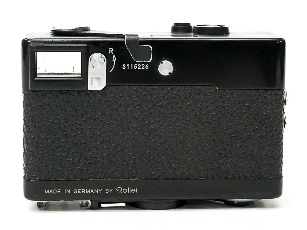 Rollei 35 (黒) Germany 製 40/3.5 Carl Zeiss Tessar (沈銅式) 334gの画像