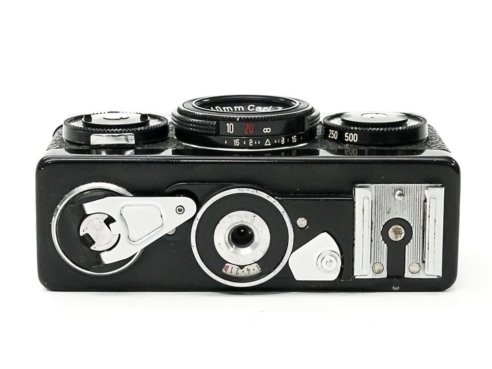Rollei 35 (黒) Germany 製 40/3.5 Carl Zeiss Tessar (沈銅式) 334gの画像