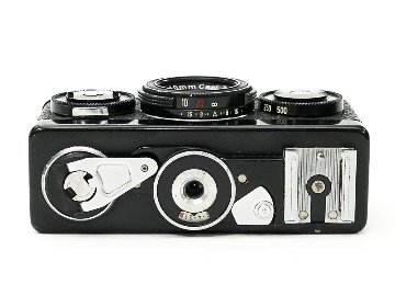 Rollei 35 (黒) Germany 製 40/3.5 Carl Zeiss Tessar (沈銅式) 334gの画像