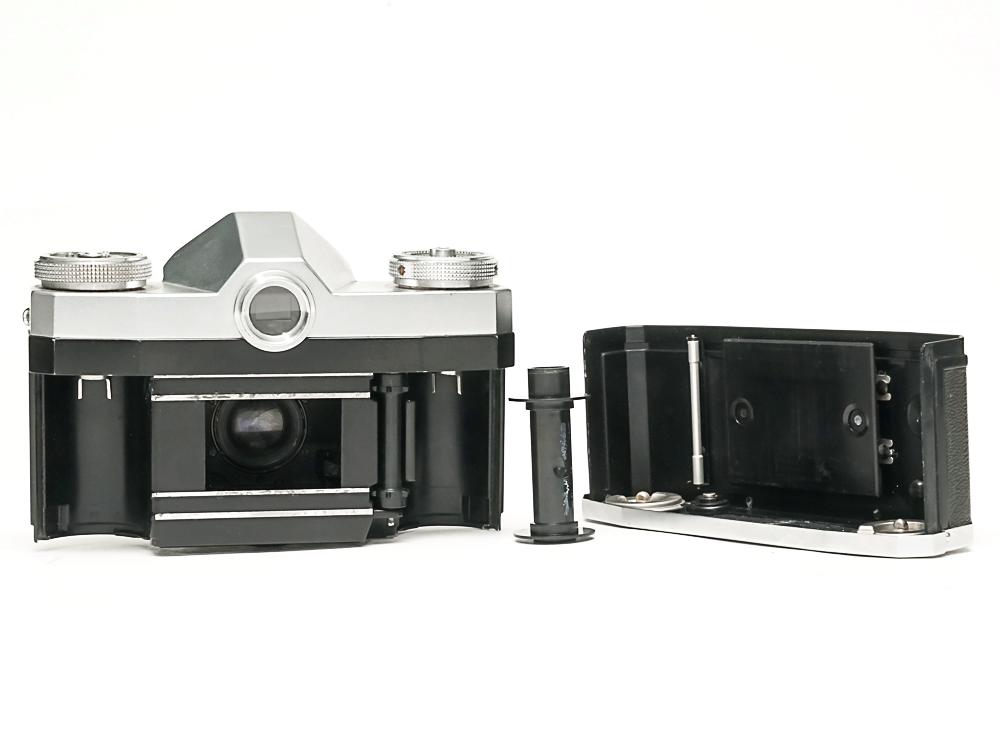Contaflex 50mm F2.8 Tessar  Synchro-Compur M.X.V.レンズシャッター　　セレンメーター内蔵(作動不)の画像
