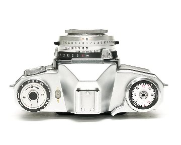 Contaflex 50mm F2.8 Tessar  Synchro-Compur M.X.V.レンズシャッター　　セレンメーター内蔵(作動不)の画像