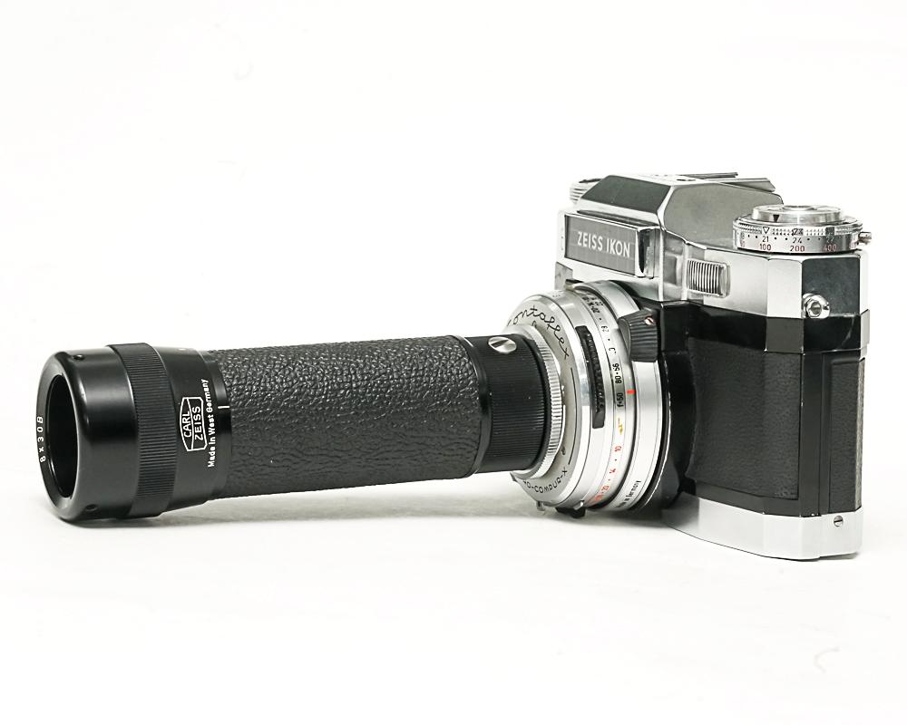 Contaflex 50mm F2.8 Tessar  Synchro-Compur M.X.V.レンズシャッター　　セレンメーター内蔵(作動良好)の画像