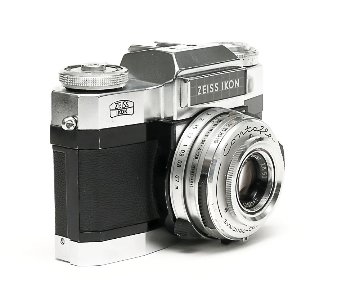 Contaflex 50mm F2.8 Tessar  Synchro-Compur M.X.V.レンズシャッター　　セレンメーター内蔵(作動良好)の画像