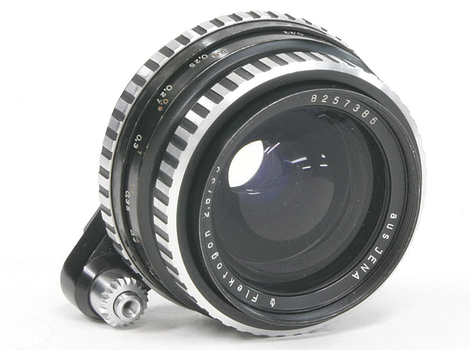 35/2.8 Flektogon  エキザクターマウント  (Carl Zeiss Jena) Germany 　自動絞りと実絞り切り替え有り  前後キャップ付 90%の画像