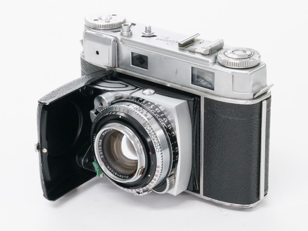 レチナ lll C Retina 50/2 Heligon シンクロコンパーシャッター 距離計連動  80%　の画像