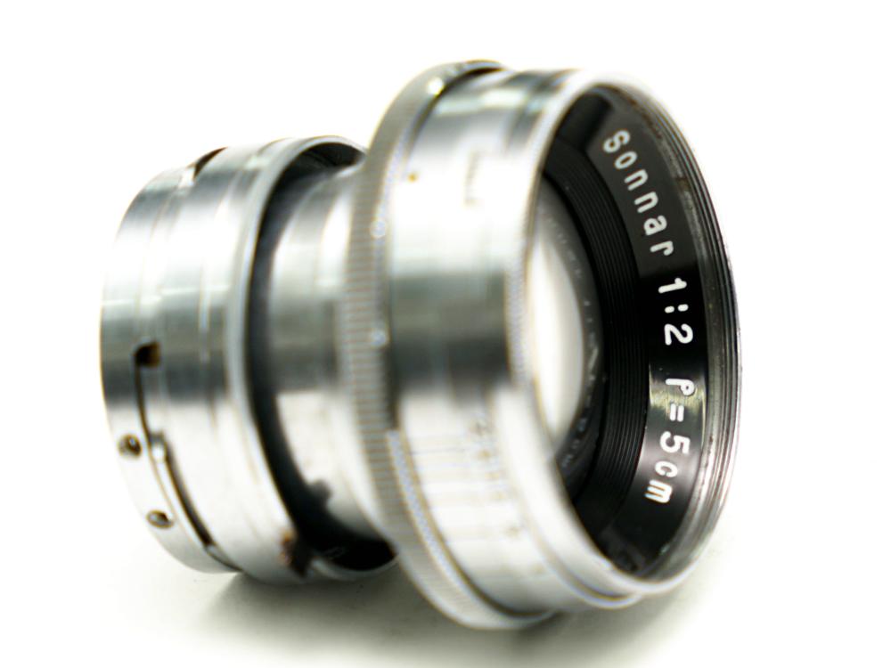 Contax ⅢA 50/2 Sonnar (Carl-Zeiss Jena) 距離計連動 セレンメ−タ−内蔵、(不良) レンズ 80%　ボデー80%の画像