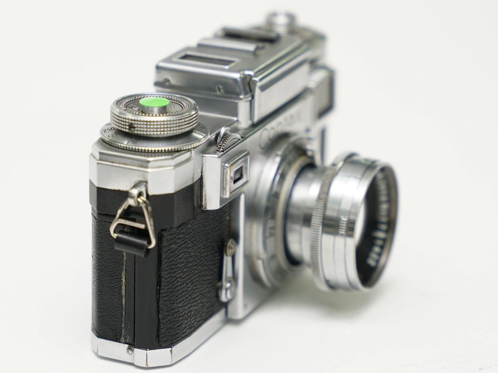 Contax ⅢA 50/2 Sonnar (Carl-Zeiss Jena) 距離計連動 セレンメ−タ−内蔵、(不良) レンズ 80%　ボデー80%の画像