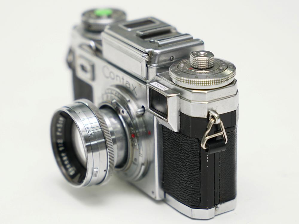 Contax ⅢA 50/2 Sonnar (Carl-Zeiss Jena) 距離計連動 セレンメ−タ−内蔵、(不良) レンズ 80%　ボデー80%の画像
