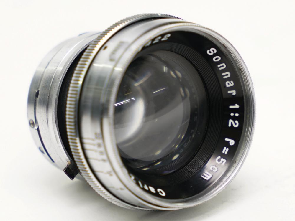 Contax ⅢA 50/2 Sonnar (Carl-Zeiss Jena) 距離計連動 セレンメ−タ−内蔵、(不良) レンズ 80%　ボデー80%の画像