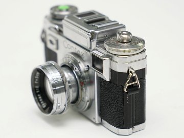 Contax ⅢA 50/2 Sonnar (Carl-Zeiss Jena) 距離計連動 セレンメ−タ−内蔵、(不良) レンズ 80%　ボデー80%の画像