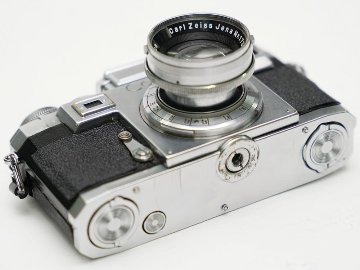 Contax ⅢA 50/2 Sonnar (Carl-Zeiss Jena) 距離計連動 セレンメ−タ−内蔵、(不良) レンズ 80%　ボデー80%の画像