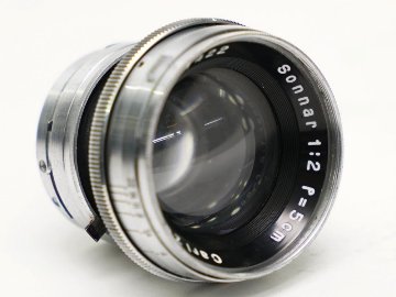 Contax ⅢA 50/2 Sonnar (Carl-Zeiss Jena) 距離計連動 セレンメ−タ−内蔵、(不良) レンズ 80%　ボデー80%の画像