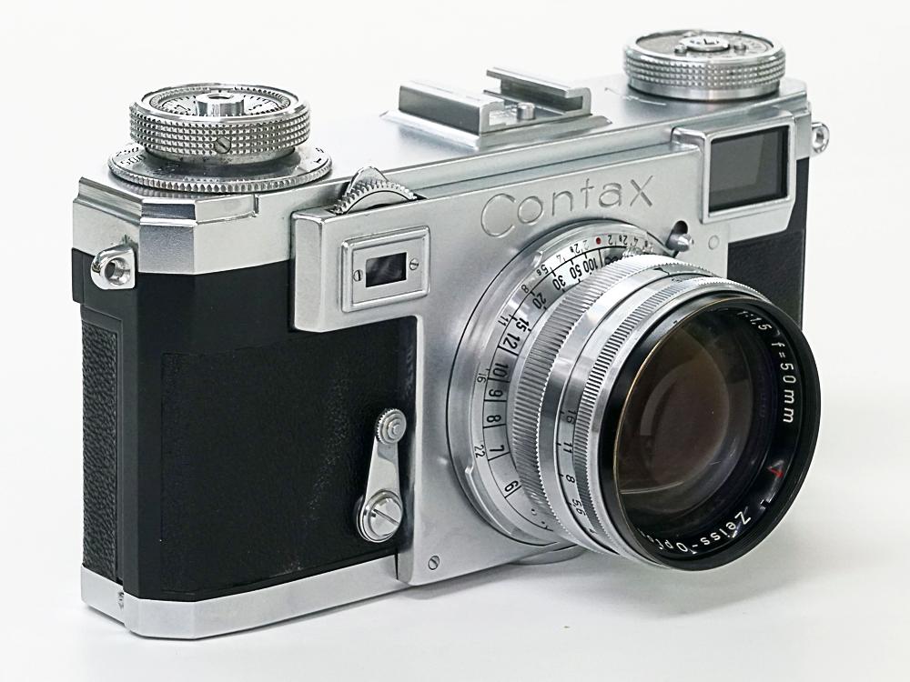 Contax ⅡA 50/1.5 Sonnar Tコーティング (Zeiss-Opton) 距離計連動  レンズ 95%以上　ボデー 90%以上の画像