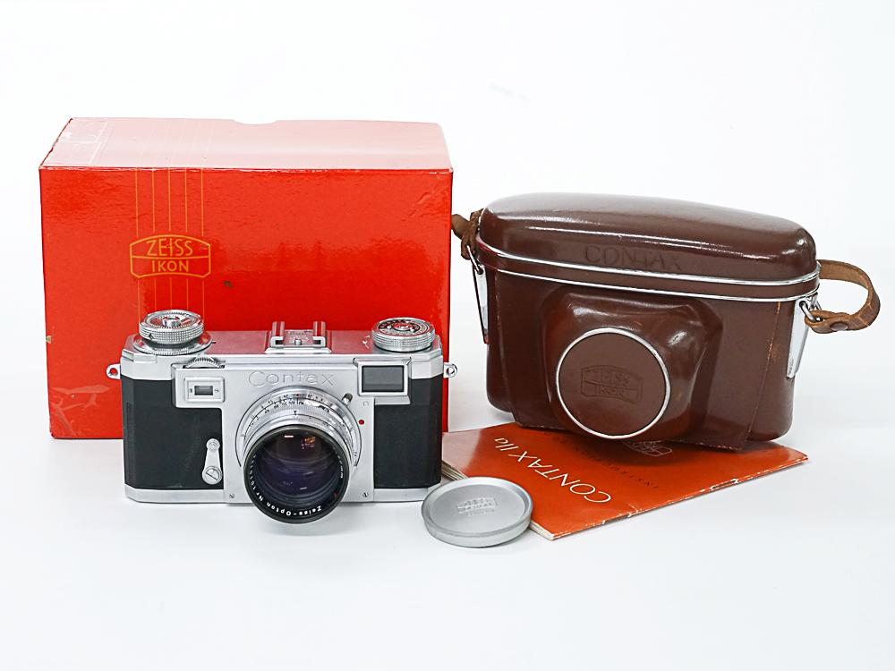 Contax ⅡA 50/1.5 Sonnar Tコーティング (Zeiss-Opton) 距離計連動  レンズ 95%以上　ボデー 90%以上の画像