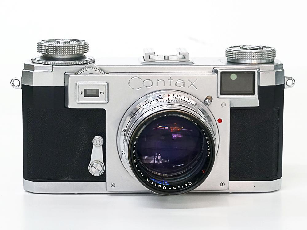 Contax ⅡA 50/1.5 Sonnar Tコーティング (Zeiss-Opton) 距離計連動  レンズ 95%以上　ボデー 90%以上の画像