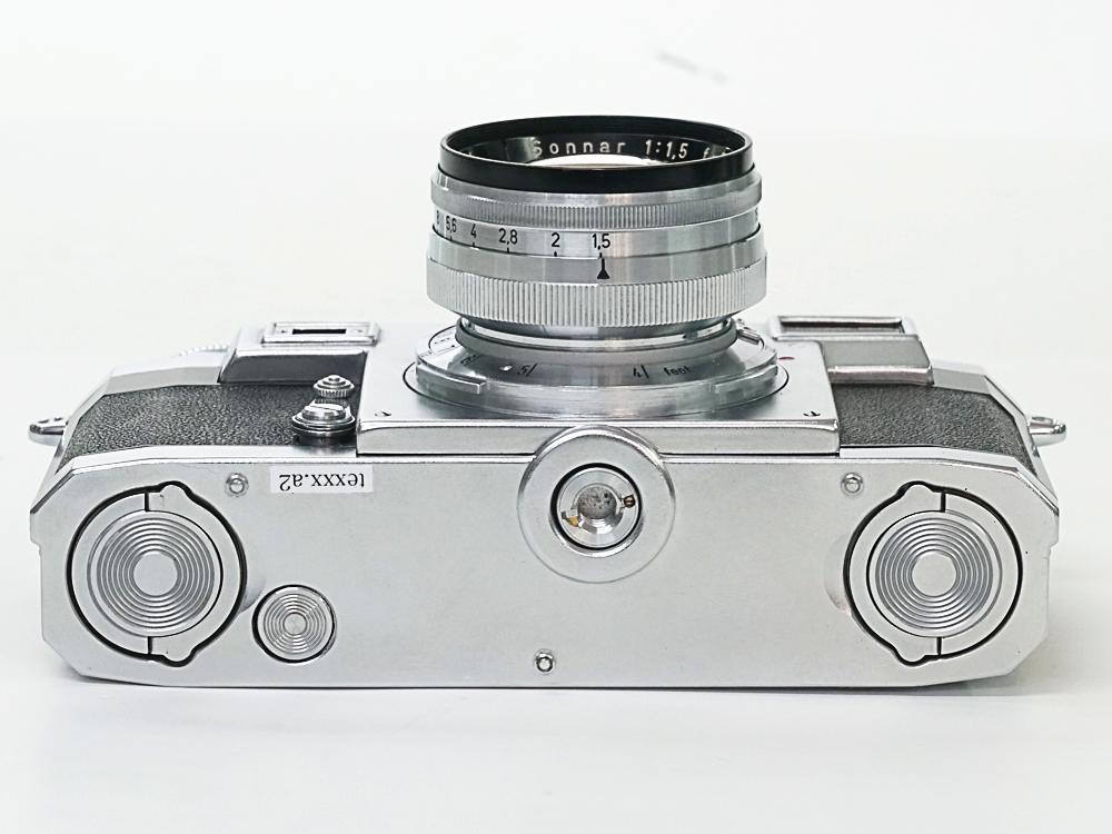 Contax ⅡA 50/1.5 Sonnar Tコーティング (Zeiss-Opton) 距離計連動  レンズ 95%以上　ボデー 90%以上の画像