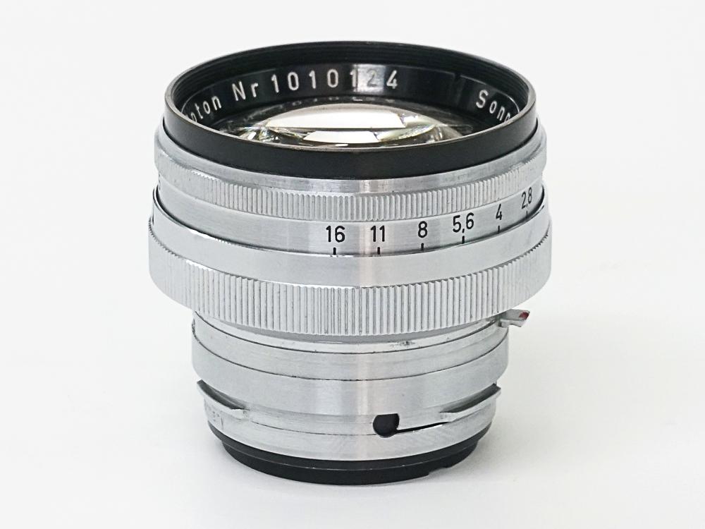 Contax ⅡA 50/1.5 Sonnar Tコーティング (Zeiss-Opton) 距離計連動  レンズ 95%以上　ボデー 90%以上の画像
