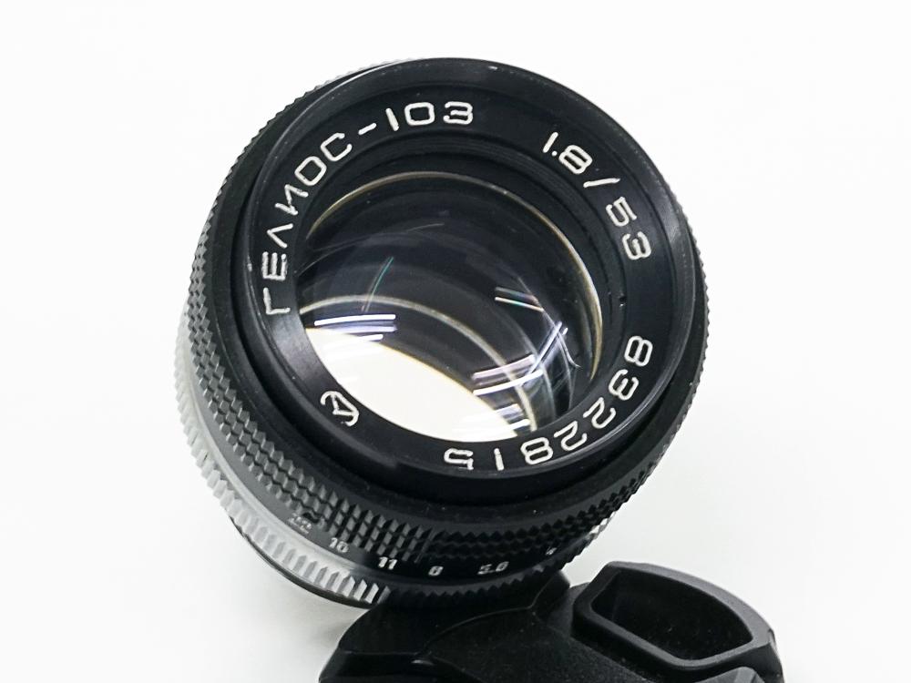 53mm/1.8 HELIOS-103  連動距離計、Contax & Kiev 用 98% 以上の美品 の画像