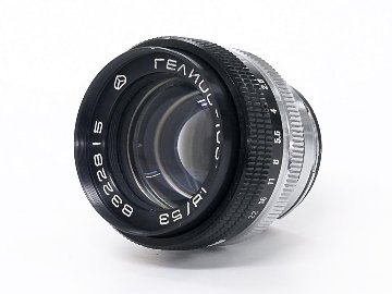 53mm/1.8 HELIOS-103  連動距離計、Contax & Kiev 用 98% 以上の美品 の画像
