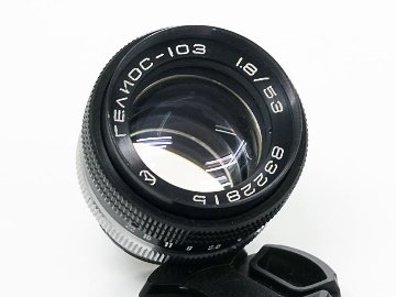 53mm/1.8 HELIOS-103  連動距離計、Contax & Kiev 用 98% 以上の美品 の画像