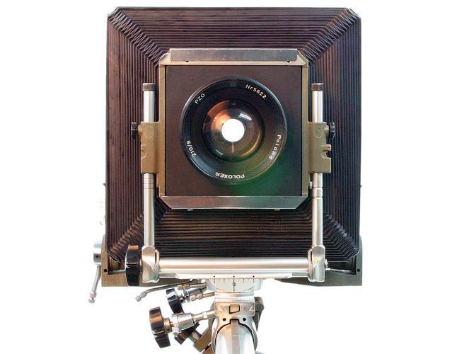 210/9 POLOXER バーレルレンズ 14cm 角 Sinar レンズボード付 　　8×10inカバー画像