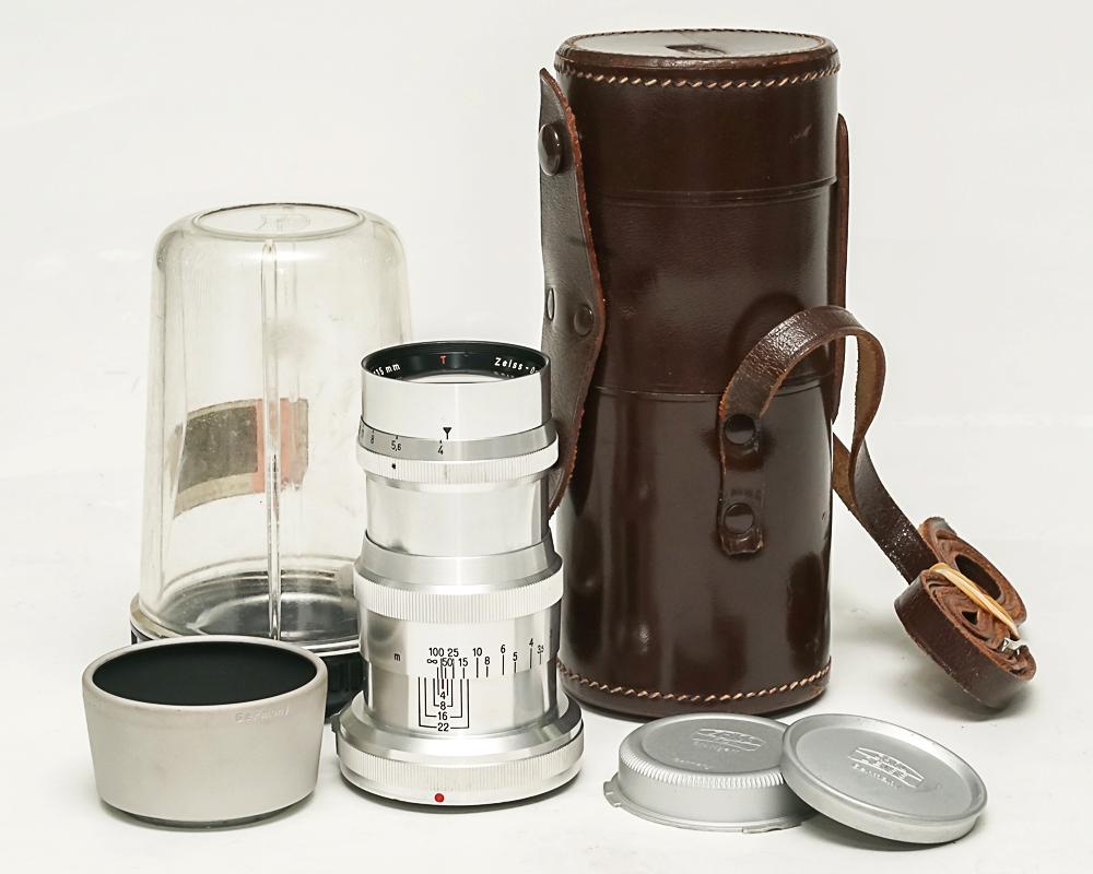 135mm F4 Sonnar　Carl Zeiss 　Contax 用、距離計連動、の画像
