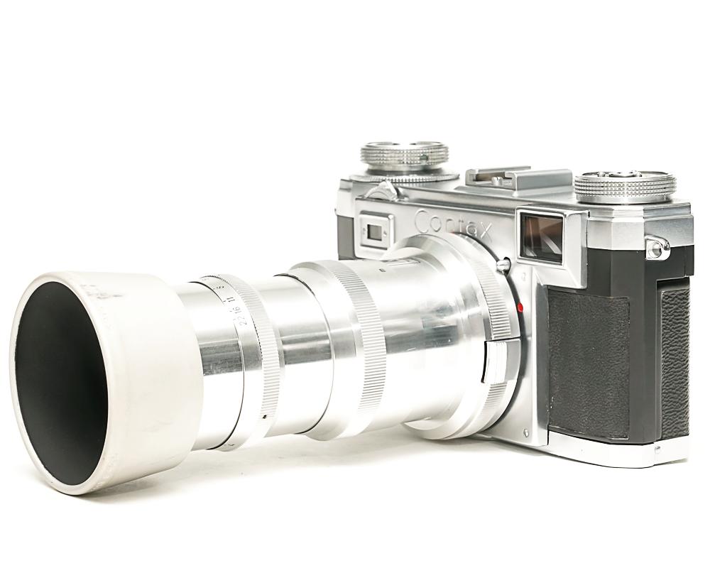 135mm F4 Sonnar　Carl Zeiss 　Contax 用、距離計連動、の画像
