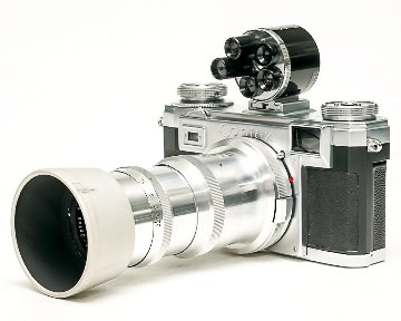 135mm F4 Sonnar　Carl Zeiss 　Contax 用、距離計連動、の画像