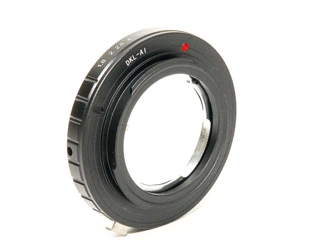 Deckel マウント-Nikon (Voigtlander Retina DKLのレンズを→Nikon一眼レフカメラへ) ∞ OK　の画像